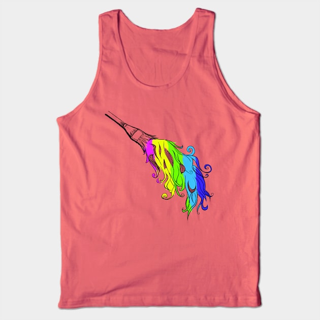 Hair painter Tank Top by Rogelio